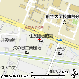 東亜リース株式会社　仙台空港支店周辺の地図