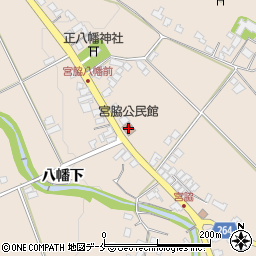 宮脇公民館周辺の地図