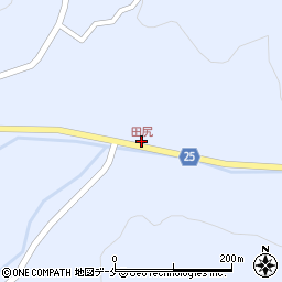 田尻周辺の地図