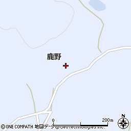 宮城県刈田郡蔵王町小村崎鹿野周辺の地図