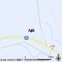 宮城県岩沼市志賀大師周辺の地図