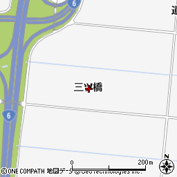 宮城県名取市本郷三ツ橋周辺の地図