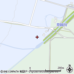 山形県長井市草岡1015周辺の地図