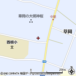 山形県長井市草岡348-5周辺の地図