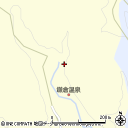宮城県刈田郡蔵王町平沢鎌倉沢周辺の地図