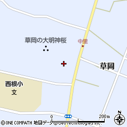 山形県長井市草岡687-1周辺の地図