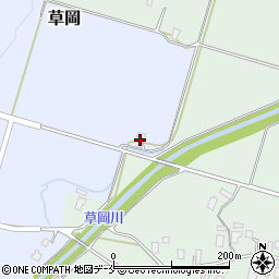 山形県長井市草岡6087周辺の地図