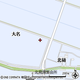 宮城県名取市愛島北目大名周辺の地図
