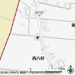 宮城県名取市本郷西六軒178周辺の地図