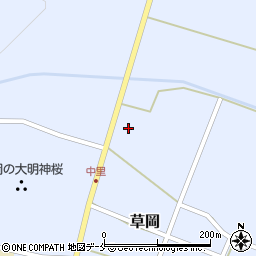 山形県長井市草岡3525周辺の地図