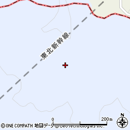宮城県岩沼市志賀北沢周辺の地図