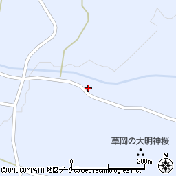 山形県長井市草岡637-1周辺の地図