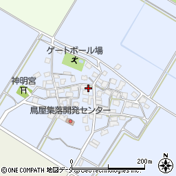 新潟県村上市鳥屋周辺の地図
