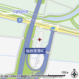 センコーエーラインアマノ仙台営業所周辺の地図