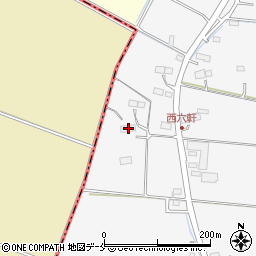 宮城県名取市本郷西六軒196周辺の地図