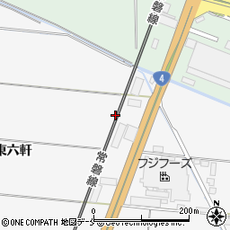 宮城県名取市本郷北焼野周辺の地図
