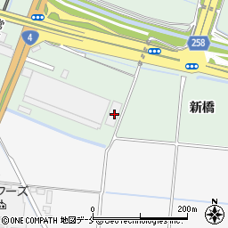 宮城県名取市植松新橋185周辺の地図