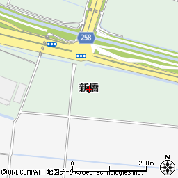 宮城県名取市植松新橋周辺の地図