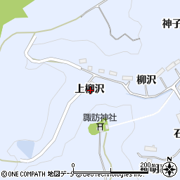 宮城県名取市愛島北目上柳沢周辺の地図
