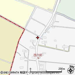 宮城県名取市本郷西六軒208周辺の地図