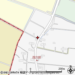 宮城県名取市本郷西六軒209周辺の地図
