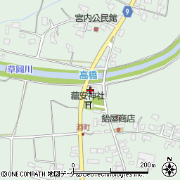 大道寺理容店周辺の地図