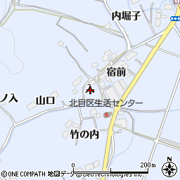 宮城県名取市愛島北目入周辺の地図