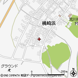 新潟県胎内市桃崎浜286周辺の地図