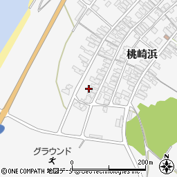 新潟県胎内市桃崎浜381周辺の地図