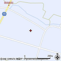 山形県長井市草岡1268周辺の地図