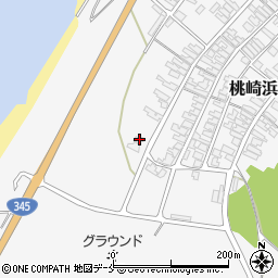 新潟県胎内市桃崎浜384周辺の地図