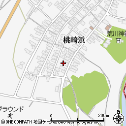新潟県胎内市桃崎浜284周辺の地図