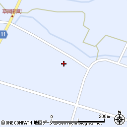 山形県長井市草岡1281周辺の地図