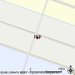 宮城県名取市愛島笠島（月下）周辺の地図