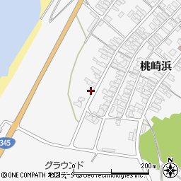 新潟県胎内市桃崎浜387周辺の地図