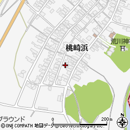 新潟県胎内市桃崎浜282周辺の地図