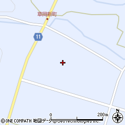 山形県長井市草岡1286周辺の地図