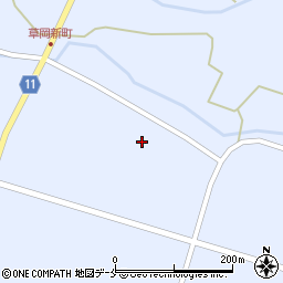 山形県長井市草岡1283周辺の地図