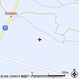 山形県長井市草岡1422周辺の地図