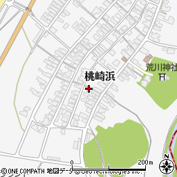 新潟県胎内市桃崎浜278周辺の地図