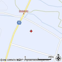 山形県長井市草岡1287周辺の地図