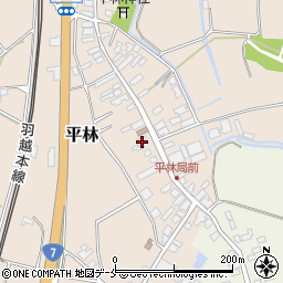 平林郵便局周辺の地図