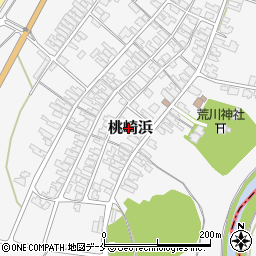 新潟県胎内市桃崎浜268周辺の地図