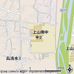 上山市立南中学校周辺の地図