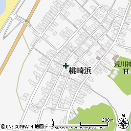 新潟県胎内市桃崎浜302周辺の地図