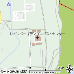 長井市役所　レインボープランコンポストセンター周辺の地図