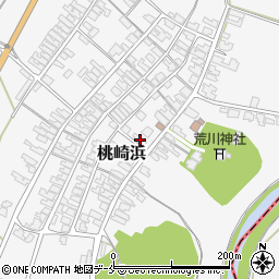 新潟県胎内市桃崎浜261周辺の地図