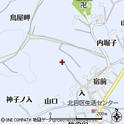 宮城県名取市愛島北目入28周辺の地図