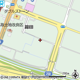 宮城県名取市植松錦田周辺の地図