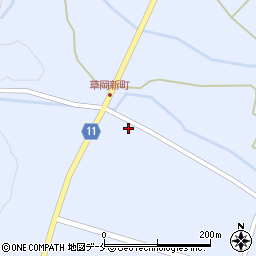 山形県長井市草岡1432周辺の地図